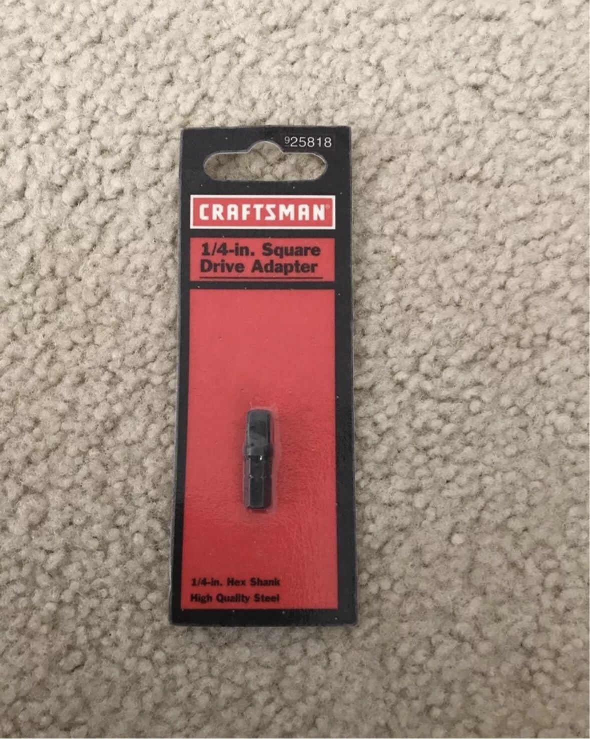 Craftsman #25818 - 1/4" sq drive adapter