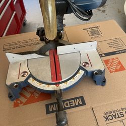  Ryobi 10” Compound Miter saw. 