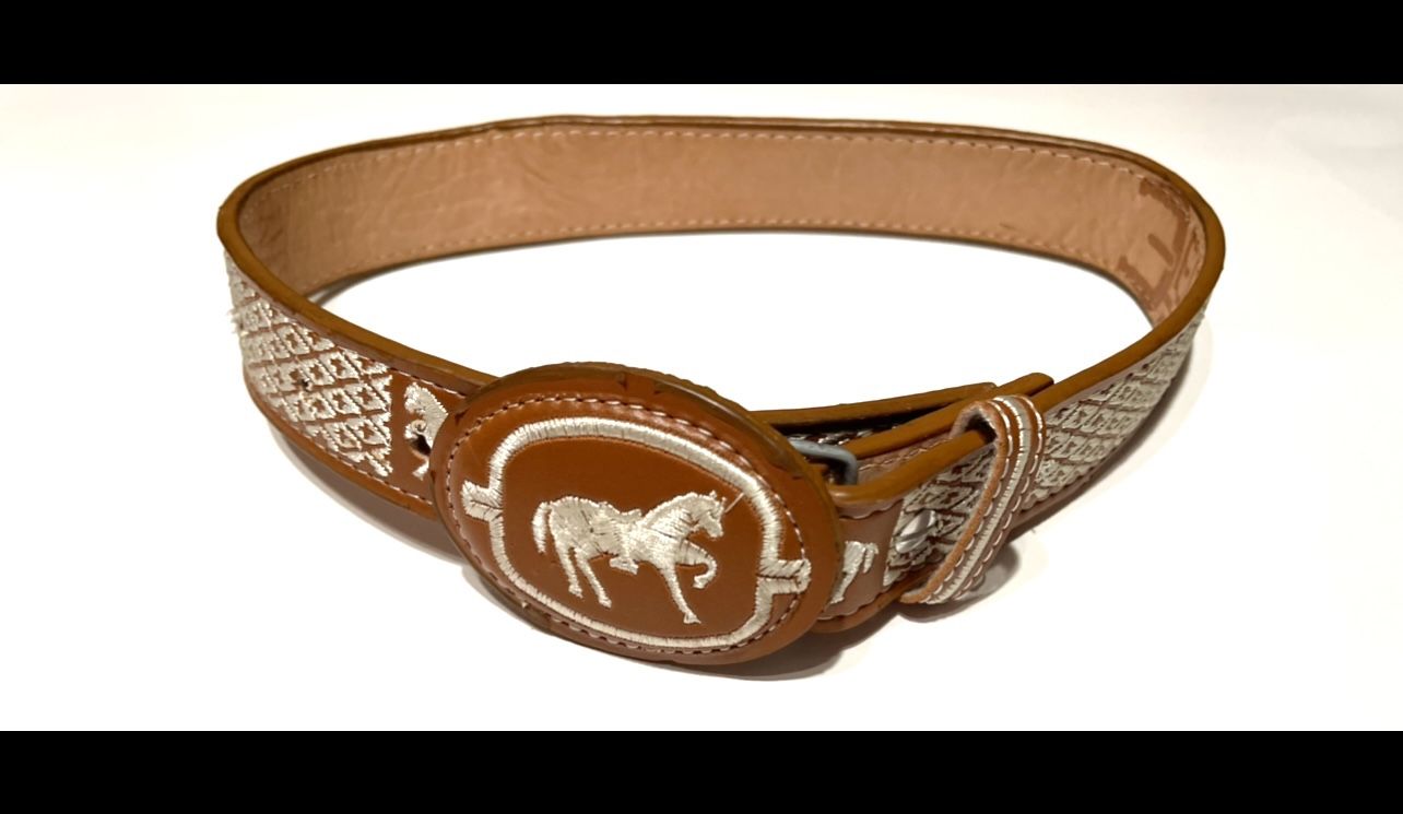 Cinto de Charro para Niño / Charro Cowboy Leather Belt