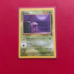 Vintage Pokemon Crad