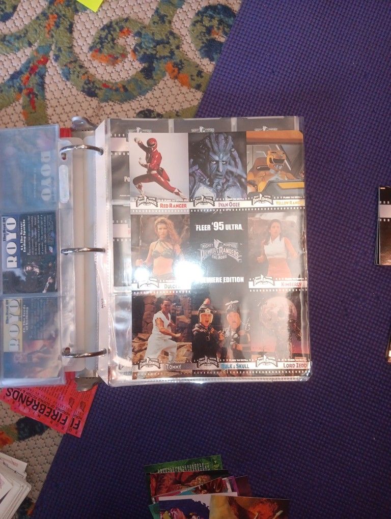 Huge Collection Of Power Ranger Trading Cards $30 OBO