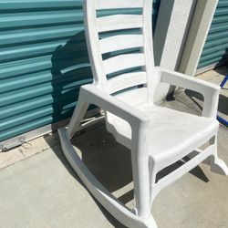 Plastic Rocking Chair Lounge Chair 
