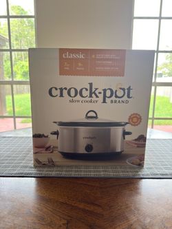 Crock-Pot 7qt Manual Slow Cooker Stainless Steel