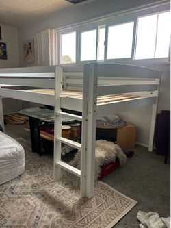 Full size loft bed frame