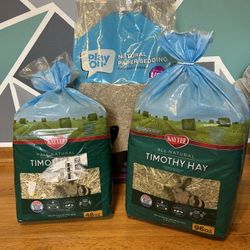 Small Animal Bedding & Timothy hay Lot