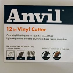 $75 DOWN TO $25! ✨ NEW IN BOX 🎁 Anvil 12in LVT CUTTER 