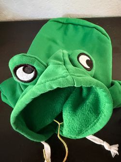 SMALL frog hoodie dog pullover sweatshirt