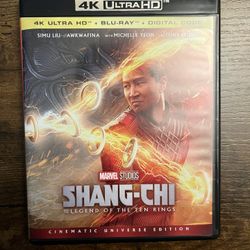 4K Blu Ray Shang Chi 