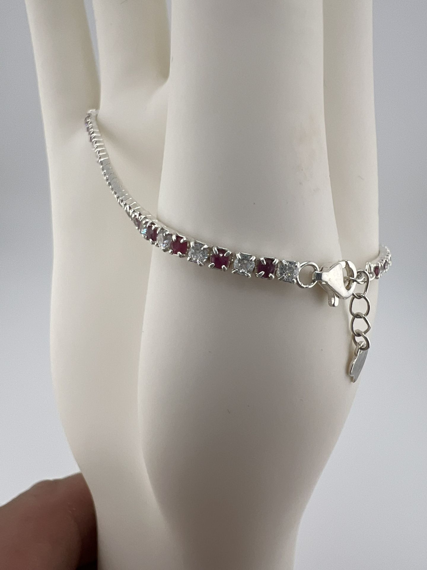 Ruby Tennis Bracelet 
