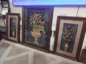 3D 3 Piece Photo Frames
