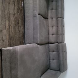 Pull Out Sofa With Reclining Headrest And Extra Storage 