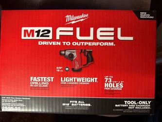 Milwaukee M12 FUEL SDS Plus Rotary Hammer 2508-20