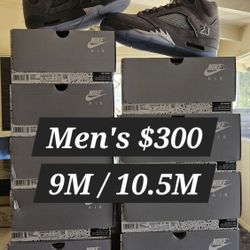 Air Jordan 5 Retro Wolf Grey - Men's 9M / 10.5M