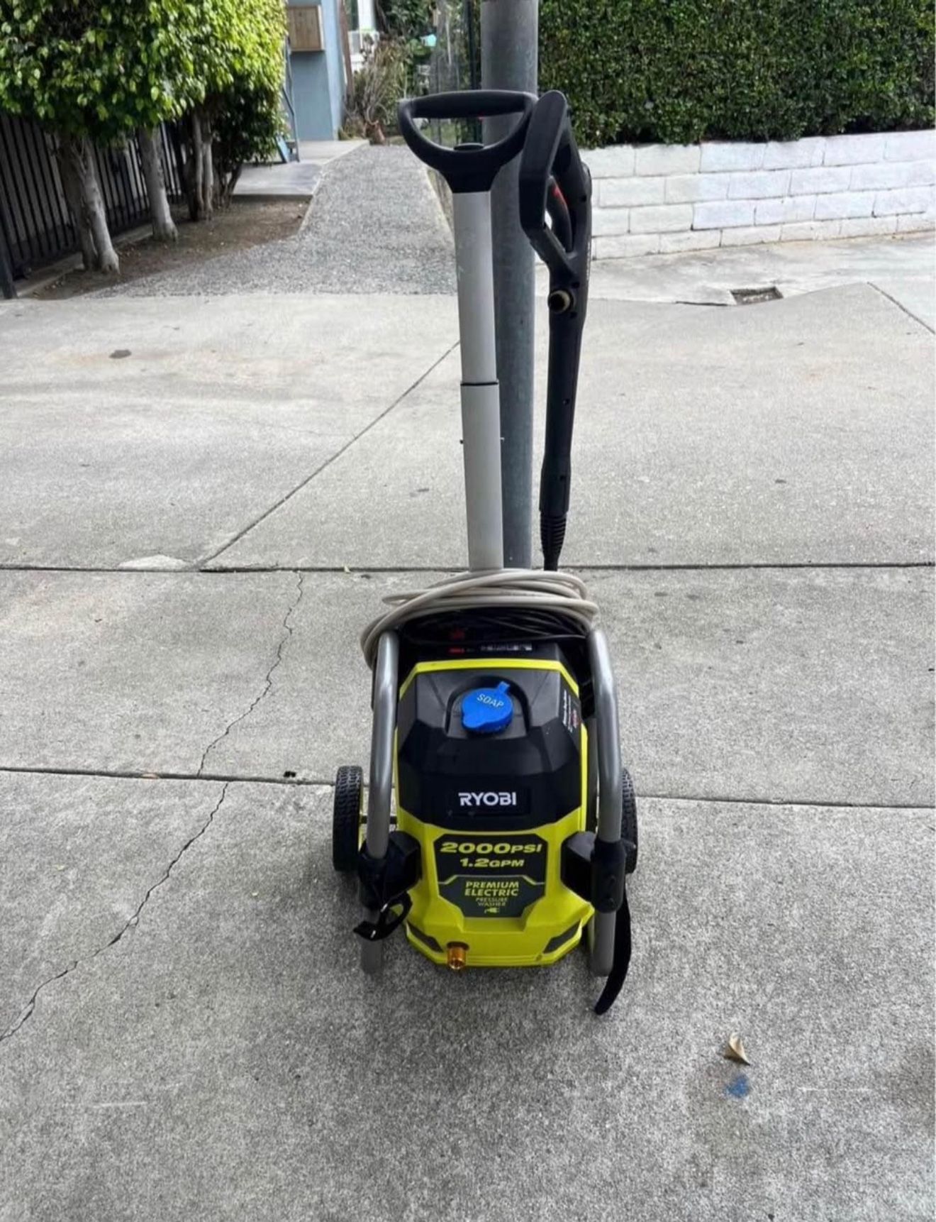RYOBI 2000 PSI 1.2 GPM Cold Water Corded Electric Pressure Washer
