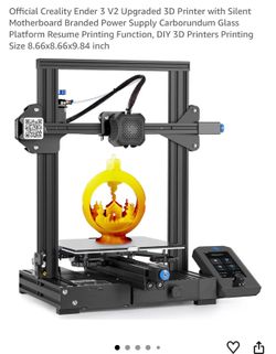 Ender Creality 3D printer V2 / filaments included