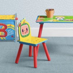 Kids Table And Chair And Toy Box Brand New