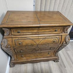 Chest of Drawers  Mahogany Carved Bombay Style