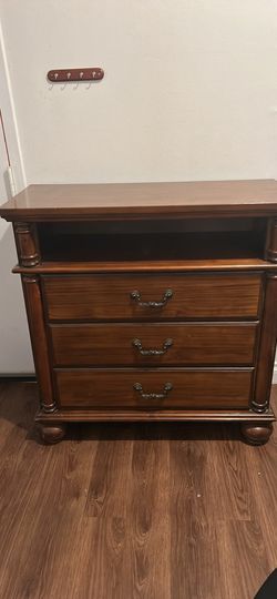 Wood tv stand 3 drawer dresser