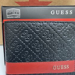 GUESS MENS MESA LEATHER WALLET