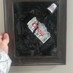Coors Light Epoxy Decor