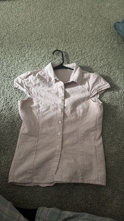 red and white brandy button up