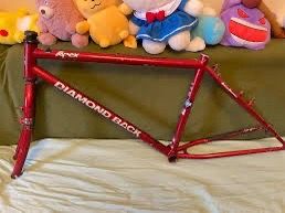 Diamond back apex frame