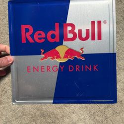 Two Sides Metal Red Bull Sign 