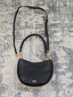 Michael Kors Cora Braided Crescent Crossbody