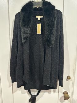 Michael By Michael Kors Fur Sweater