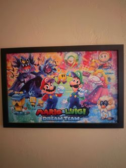 Mario & Luigi Wall Frame