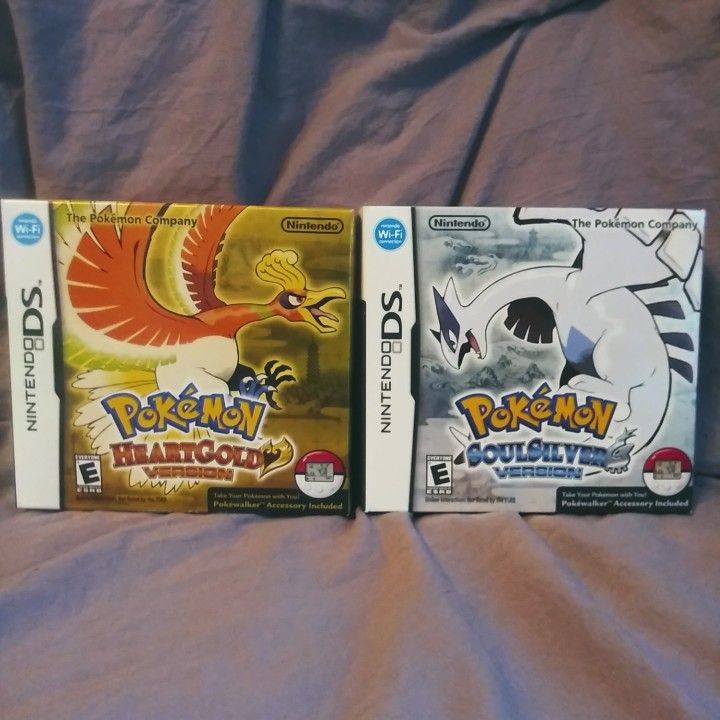 Nintendo DS Pokemon Boxes Empty.