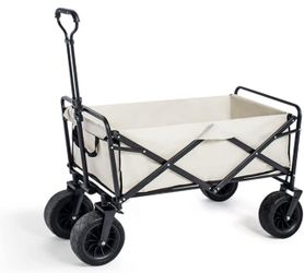 Experience the Ultimate in Convenience with Our Heavy-Duty Foldable Utility Wagon!