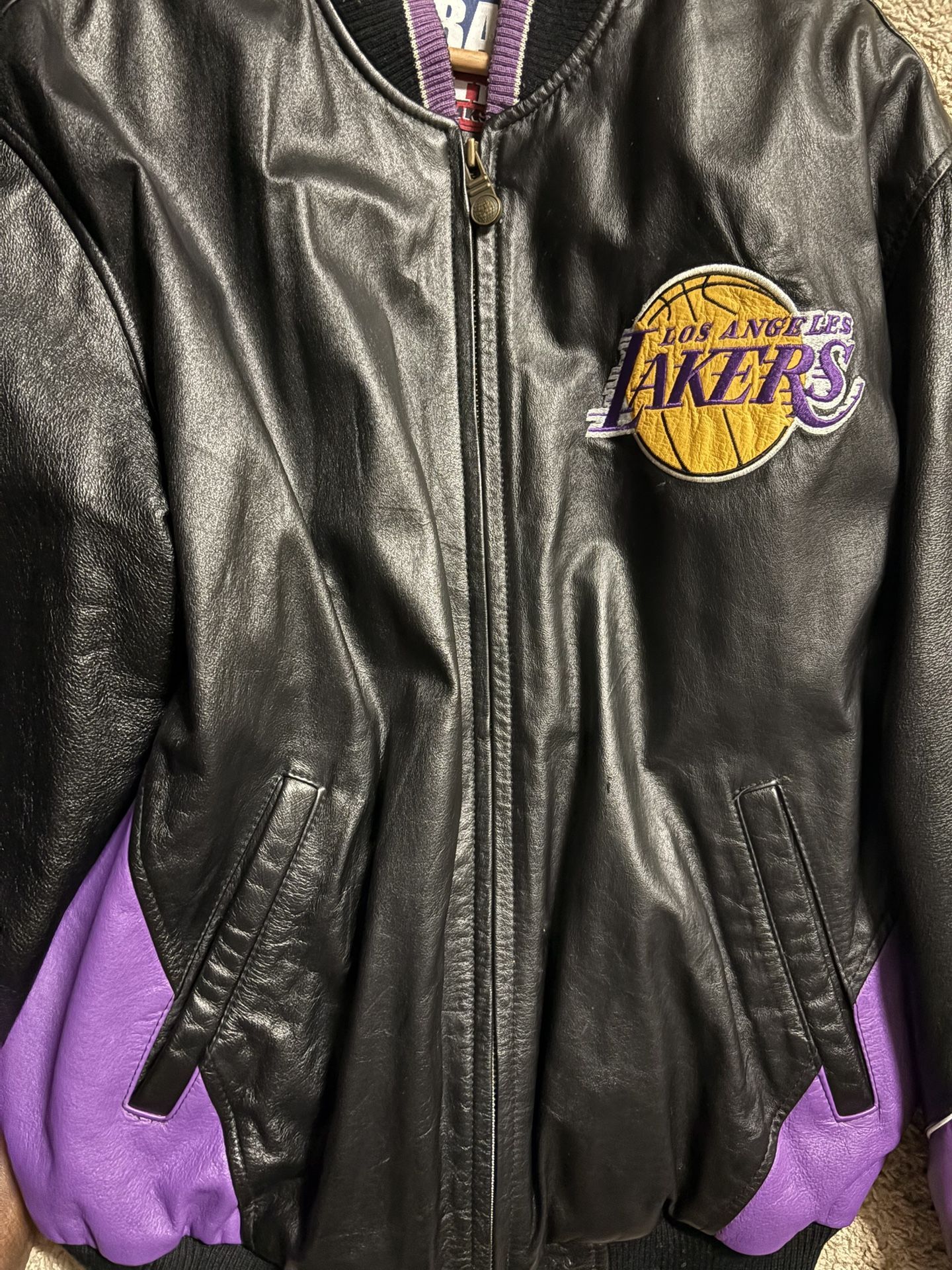 Vintage Lakers Leather Jacket