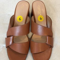 Messeca New York, Leather, brown, size 9 