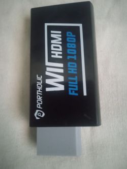 CONVERTER WII TO HDMI 1080P FULLHD AUDIO JACK