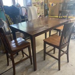 Table And 3 Chairs