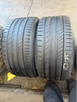 2 tires 265-30-20 continental $120 for both mounted and balanced