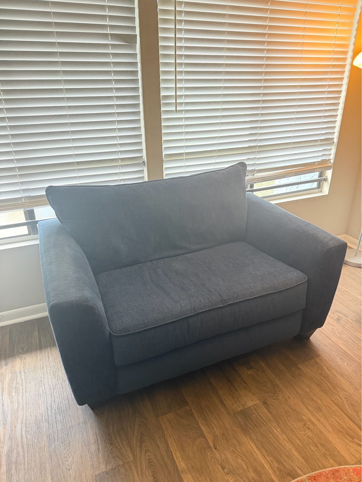 Blue Pull-Out Loveseat (Rooms to Go)