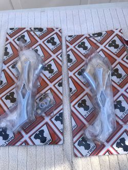 V twin Spike oval mirrors with twisted stem - new in box plus a bunch of additional mirrors, peddles, handles and various motorcycle parts