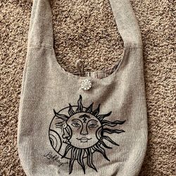 Hippie Sun Moon Tote Bag 