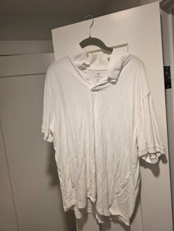 L White H&M Polo Shirt