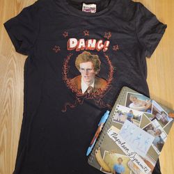 Napolean Dynamite Tshirt and Notebook and Pen Set