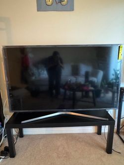 IKEA black TV stand