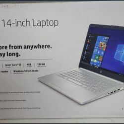 Brand New Sealed HP Intel Core i3 Laptop Silver