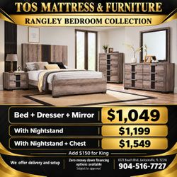 Rangley Bedroom Collection Furniture Set 🚚WE DELIVER🚚