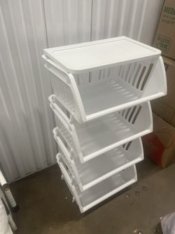 Stackable Bins.