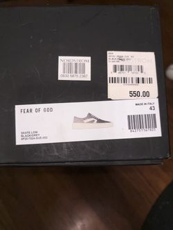 Fear Of God Skate Lows