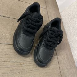 Black Air Force 1s 