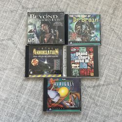 Lot of 5 PC Computer Games