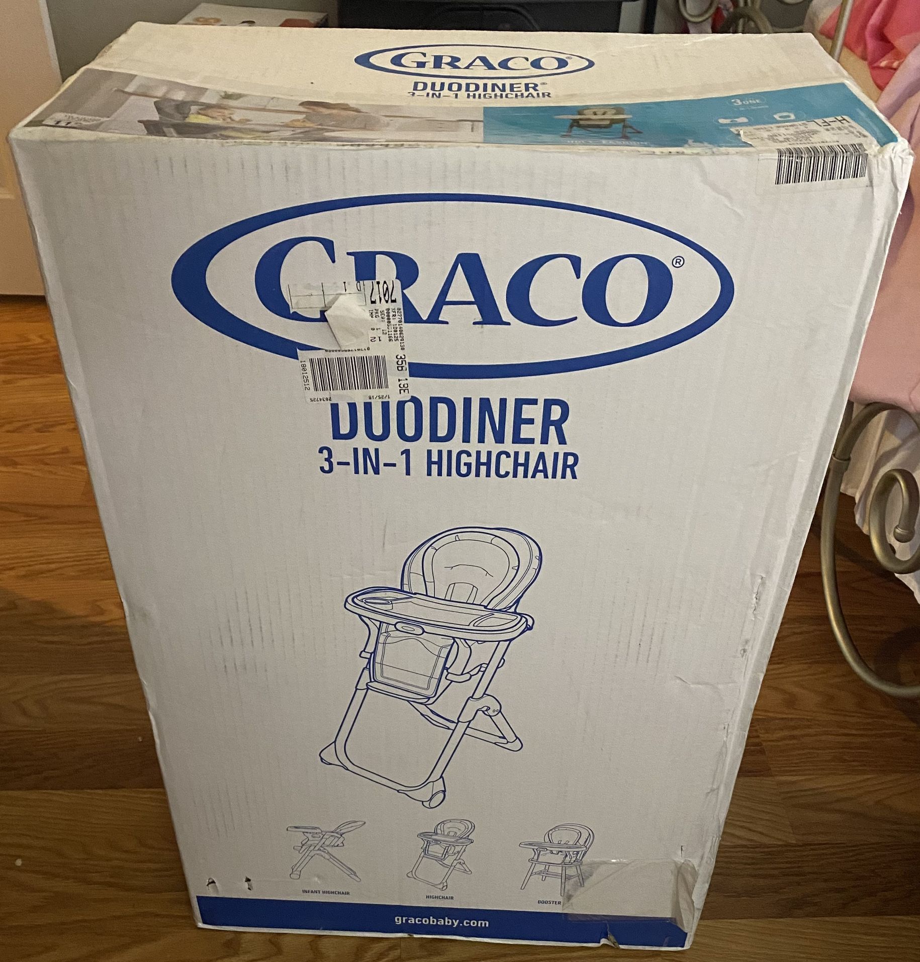 New Graco 3- N-1 High chair 